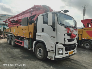 深圳2021年国六6节臂49米三一重工混凝土泵车，五十铃底盘