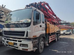 深圳2012年底46米三一重工混凝土泵车，五十铃底盘
