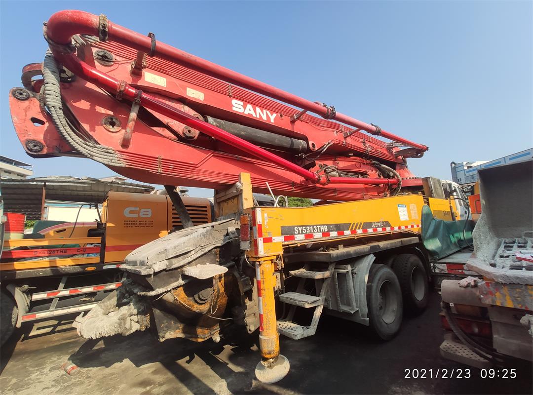 深圳2009年底43米三一重工混凝土泵車，五十鈴底盤