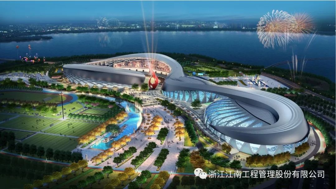 浙江江南工程管理公司:滁州奥体中心首块底板混凝土浇筑完成 浙江江南工程管理公司:滁州奥体中心首块底板混凝土浇筑完成